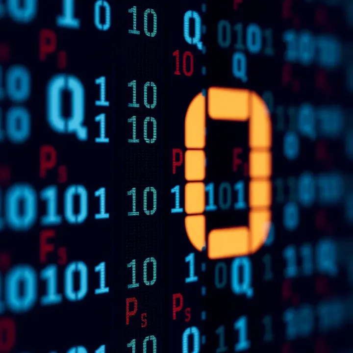 Visual representation of binary digits 0 and 1 illustrating the core concept of digital data encoding