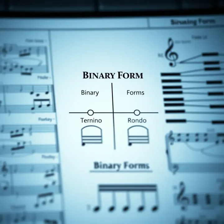 Comparison of Binary Form with Other Musical Structures Diagram comparing binary form with ternary and rondo forms in music composition