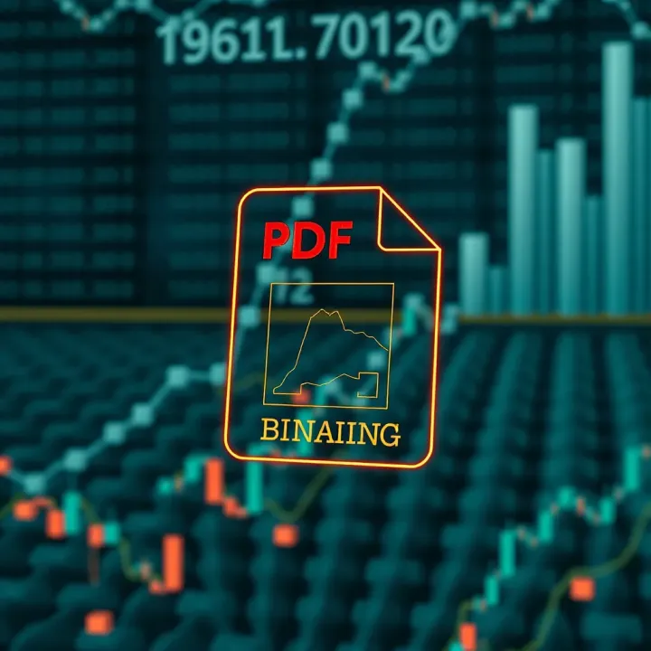 Visual Representation of PDF Binary Structure Diagram illustrating the binary structure of a PDF file showing its components and data encoding