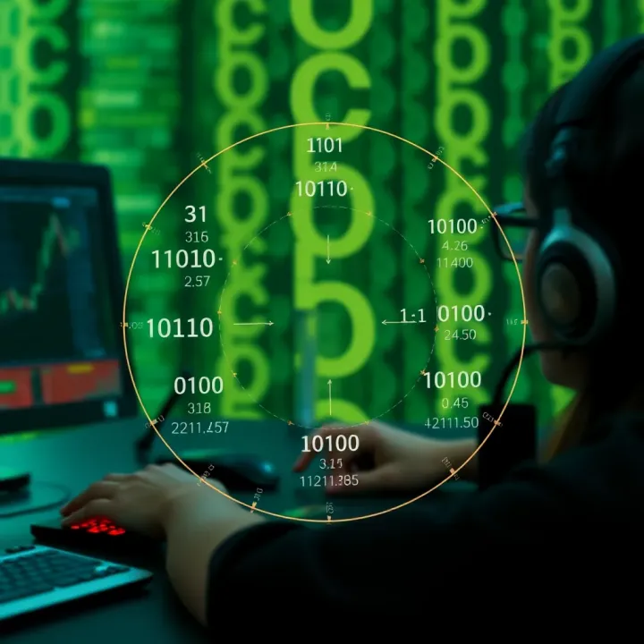Diagram illustrating different types of binary data used in computing