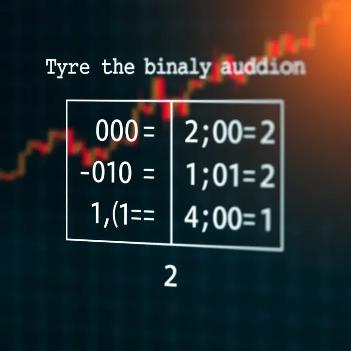 Key Rules for Binary Addition to Combine Binary Digits Diagram explaining binary addition rules for combining zeros and ones