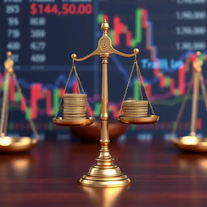 Conceptual illustration of legal scales balancing regulatory compliance with investment choices