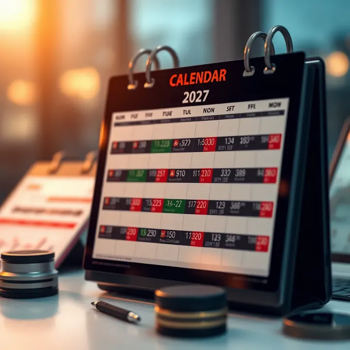 Using the Economic Calendar for Strategic Forex Decisions Calendar highlighting important forex events for strategic trading decisions